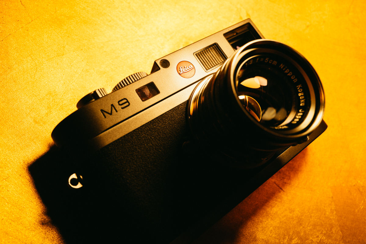 Leica M9 with vintage lens